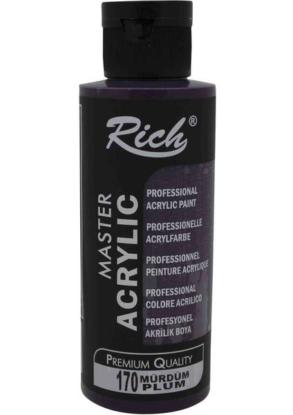 Rich Akrilik Boya Master 120 cc Mürdüm 120-170