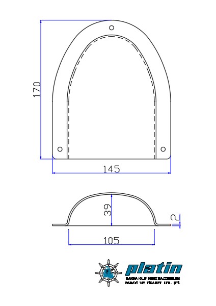 Su ve Hava Firar Kapağı 145 x 175 mm 316 Kalite Krom fiyatları