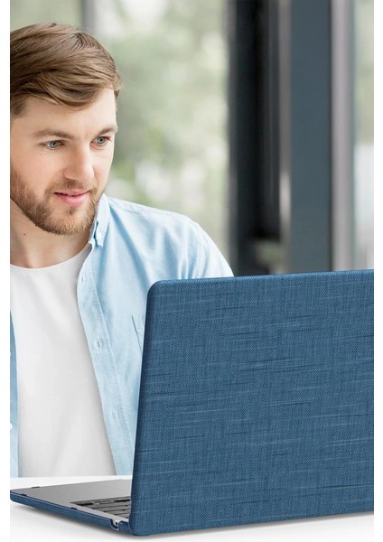 Nrzsnt Newface Macbook Air 13.6 Macbook Kumaş Kapak - Lacivert fırsatları