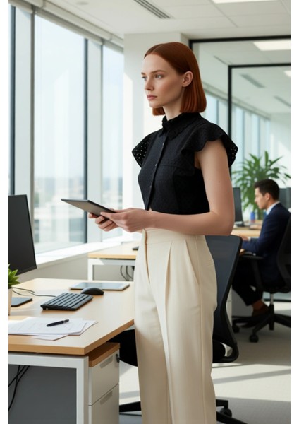 Kadın Kısa Brode Gömlek Günlük Şıklık Yaz Mevsimi Kombinleri Ideal Seçim Fonksiyonel Rahat modelleri