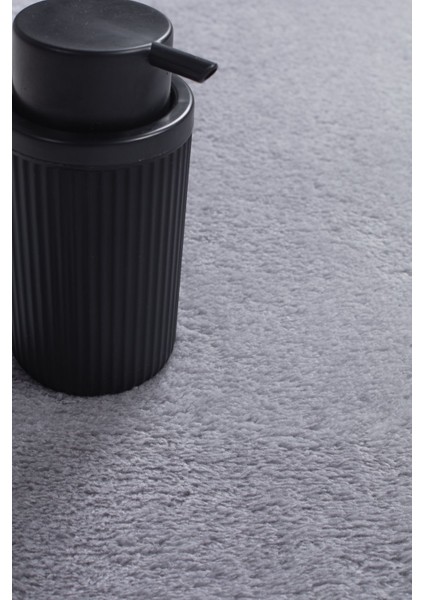 Açık Gri Cloudy Banyo Takımı 3'lü Dekoratif Peluş Kaymaz Taban Yıkanabilir. (60X100-40X60-60X60) fırsatları