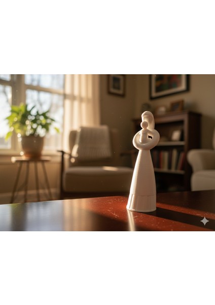3D Baskı | Anne ve Bebek Aşkı Temalı Dekoratif Heykel - Pla Malzeme indirimleri