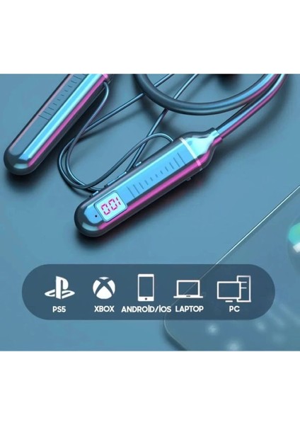 Fitness Tutkunu Boyundan Askılı Bluetooth Kulaklık 130 Saat Çalma Süresi fırsatları