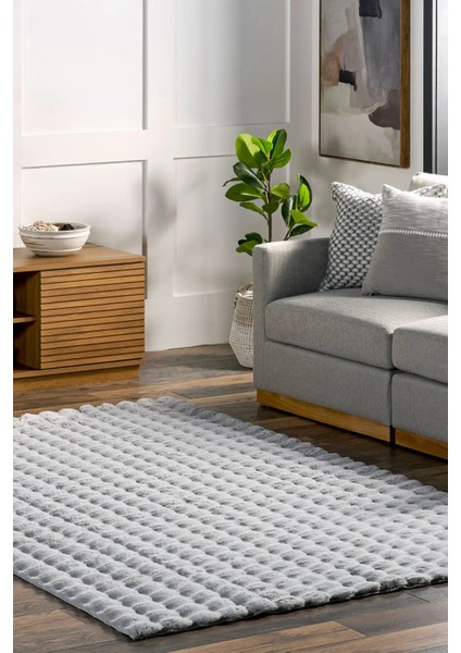 Aveline Collection Cloudy Peluş Halı Dekoratif Yumuşacık Yıkanabilir Kaymaz Taban Oturma Odası Salon