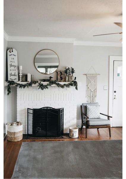 Kahverengi, Peluş, , Kaymaz Taban Post Halı