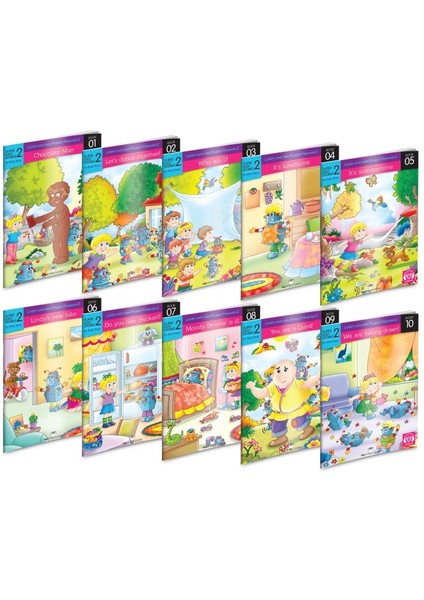 Ingilizce Ilkokul 2.sınıf Hikaye 10'lu Set Karekod Dinlemeli