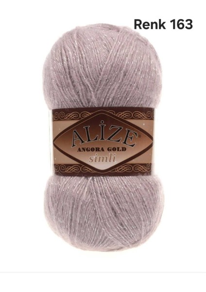 Alize Angora Gold Simli Renk 163