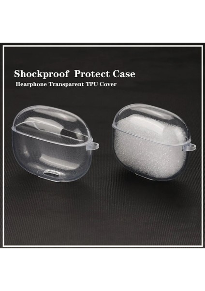 Huawei Freeclip 2 Kulaklık Uyumlu Toz Geçirmez Silikon Kılıf + Kanca modelleri