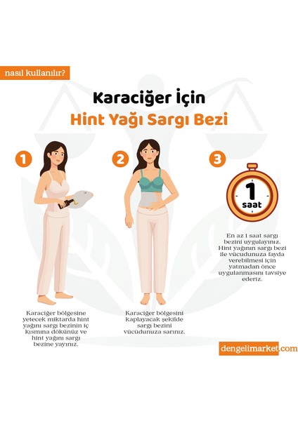 Hint Yağı Sargı Bezi 2'li Set: Karaciğer ve Pelvik Sargı Bezi, Pamuklu, Çoklu Kullanım, Sızdırmaz modelleri