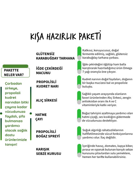 Kışa Hazırlık Paketi fiyatları