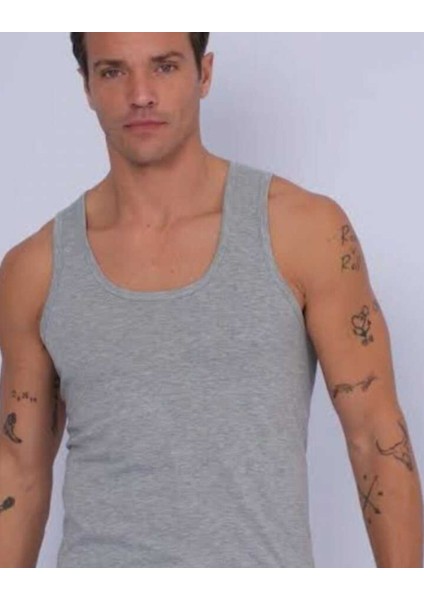 110 Erkek Askılı Renkli Penye Atlet