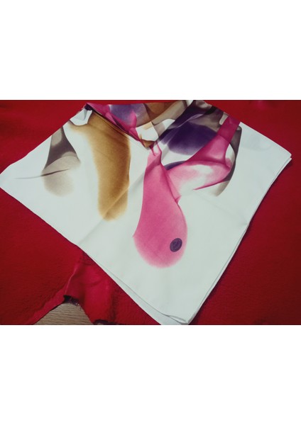 %100 Pamuk Çiçek Desen Motifli Kışlık Pamuklu Eşarp Fular 100X100 cm fırsatları