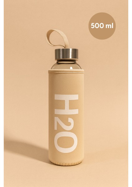 Kılıflı Cam Matara 500 ml