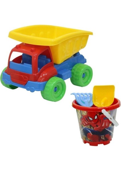 Spiderman Büyük Kamyon Plaj Set 03515