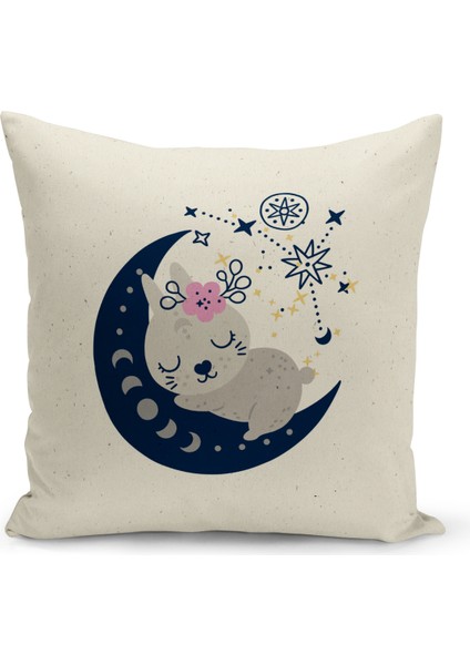 4'lü Kırlent Kılıf Seti Çocuk Bebek Odası Dijital Baskılı modelleri