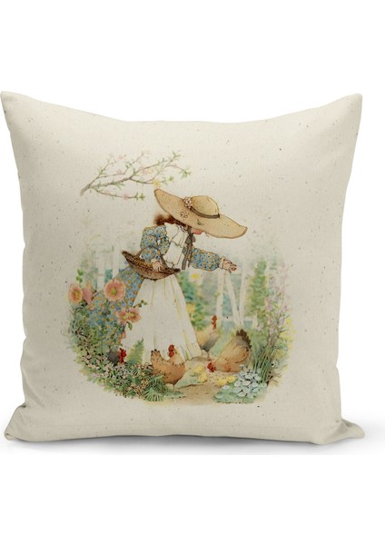 Çocuk Bebek Odası Dijital Baskılı Kırlent Kılıfı