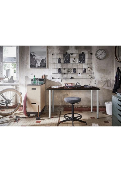 Lagkapten / Olov Çalışma Masası Venge Beyaz 120 x 60 cm