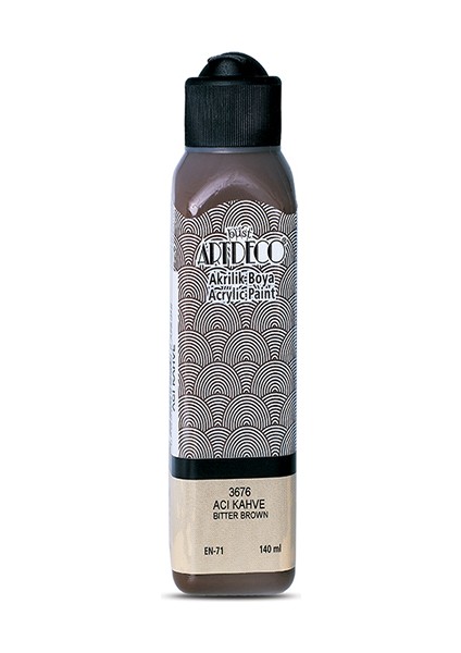 Artdeco Akrilik Boya 140 ml Acı Kahverengi 070R-3676