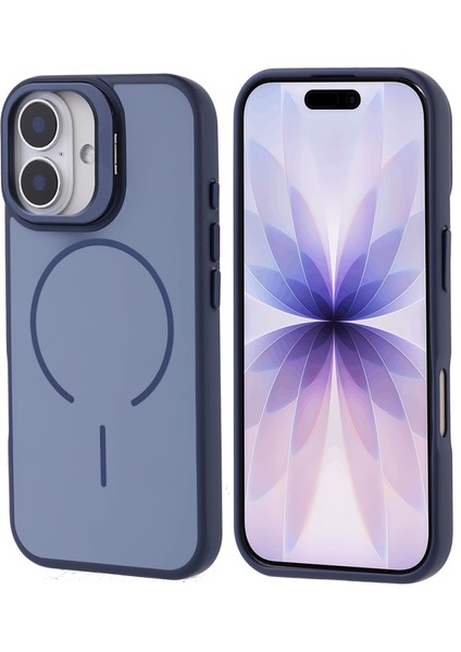 Apple iPhone 17 Uyumlu Kamera Standlı Magsafe Sarj Özellikli Kılıf