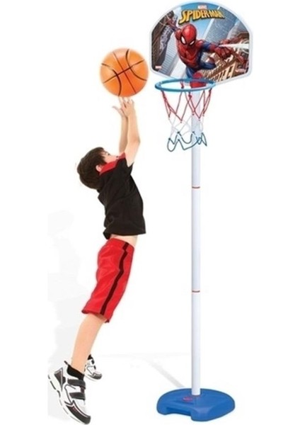Dede Spiderman Ayaklı Basketbol Set 03404
