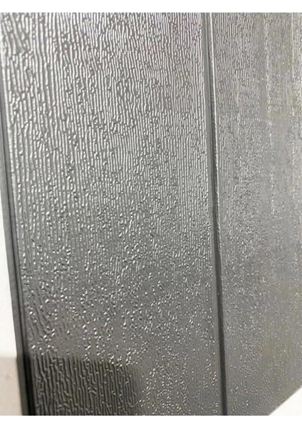 4 Adet, 70X70CM 0,50M² 3D Dekoratif Antrasit Lambri Görünüm Kendinden Yapışkanlı Duvar Kağıdı Kaplama Panel Köpük -AD02
