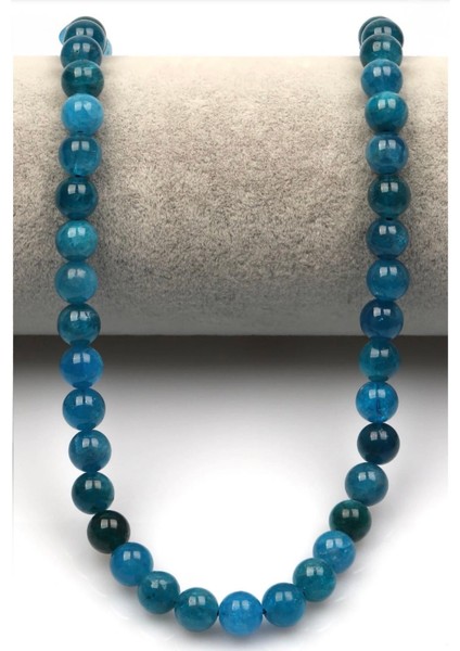 Apatit Doğal Taş Dizi 8 mm Yuvarlak Kesim fiyatları