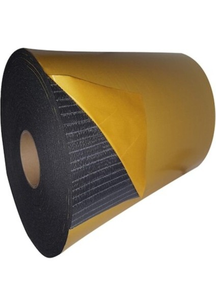 Araç Oto Ses Isı Yalıtım Malzemesi Flexi Kauçuk Sünger Yapışkanlı 6mm Kalın 50CMX10MT