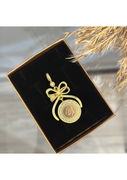 22 Ayar Fiyonk Kolye Ucu (Çeyrek Altınlı)