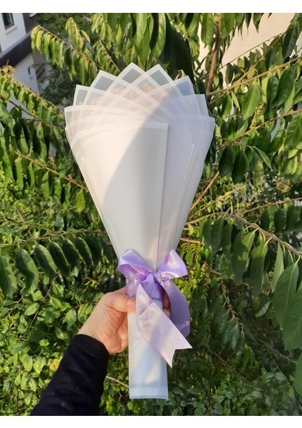 30 Lu LED Işıklı - Kenar Süslü - Solmayan Gül Buketi Lila Gül Dışı Beyaz fiyatları