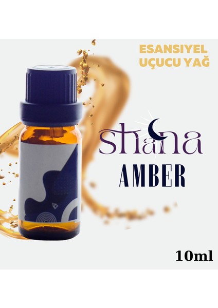 Amber Esansiyel Uçucu Yağ, Buhurdanlık Yağı, Difüzör Esansı, Oda Kokusu 10ML