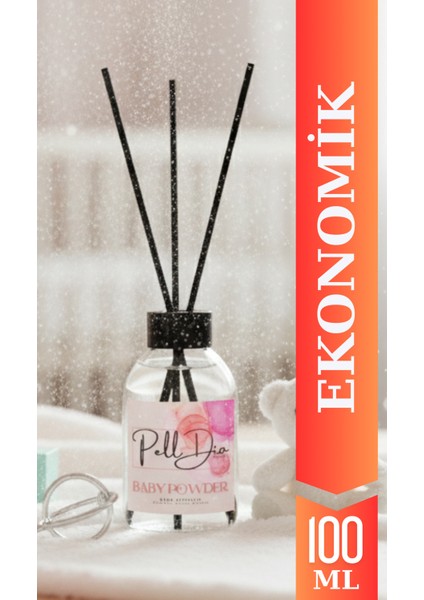 Bebek Pudrası Eko Çubuklu Oda Kokusu - Kokulu Çubuk 100ML