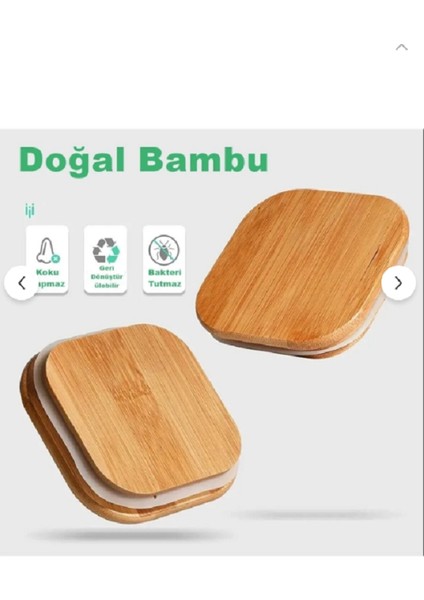 6 Adet Bambu Kapaklı Kare Baharatlık Borosilikat Cam Kavanoz Vakumlu Baharat Takımı (6X10 Cm) indirimleri