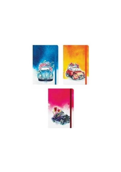 Keskin Color Not Defteri Pronot-Klasikler Lastikli Çizgili 80 Yp 13X21 413751-99