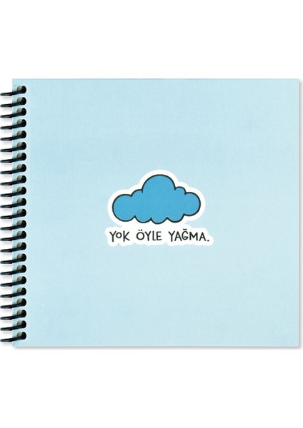 Keskin Color Sticker Defter Hisli Şeyler 16X15 50 Yp Çizgili Yok Öyle Yağma