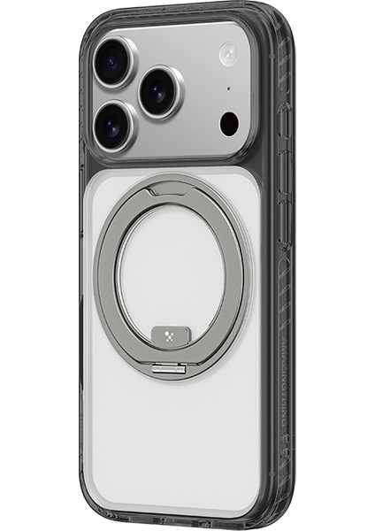 iPhone 17 Pro Uyumlu Kılıf M-Safeli Airbag Standlı Amazingthing Titan Pro Magspin Kapak Siyah fiyatları