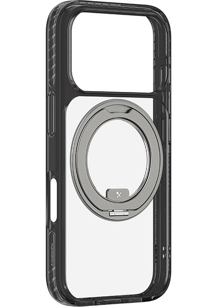 iPhone 17 Pro Uyumlu Kılıf M-Safeli Airbag Standlı Amazingthing Titan Pro Magspin Kapak Siyah fırsatları