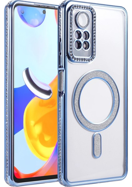 Nrzsnt Newface Xiaomi Redmi Note 12 Pro 4g Joke Simli Magneticsafe Kılıf - Mavi