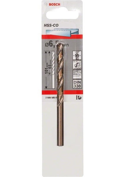 Accessories Profesyonel Metal Matkap Ucu Hss-Kobalt (Ø 6,5 Mm)