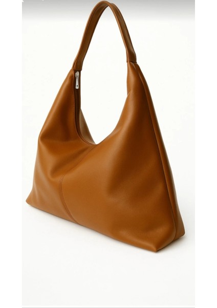 Kadın Kahve Büyük Boy Omuz Tote Canta Geniş Hacimli fırsatları