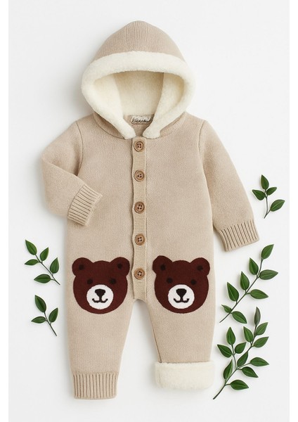 Unisex Model Bebek Astronot - Kozmonot Tulum Iç Kısmı Polar