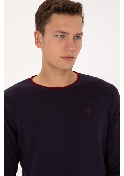 Erkek Lacivert Kazak /triko 50315022-VR033 fiyatları