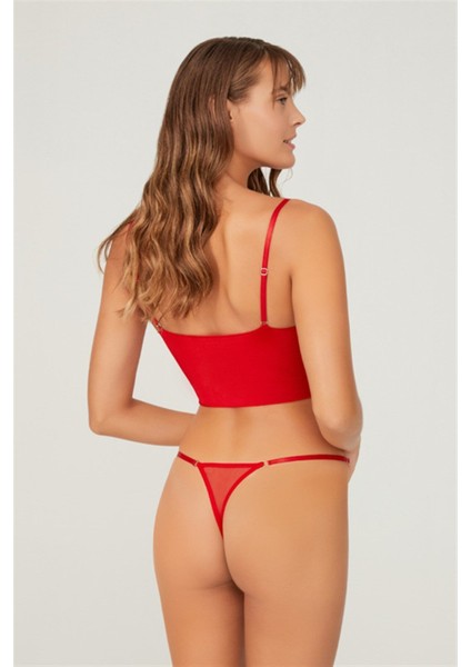 Basic Lazer Kesim Dantel Detaylı Brezilya 3'lü Paket Külot - 3 modelleri