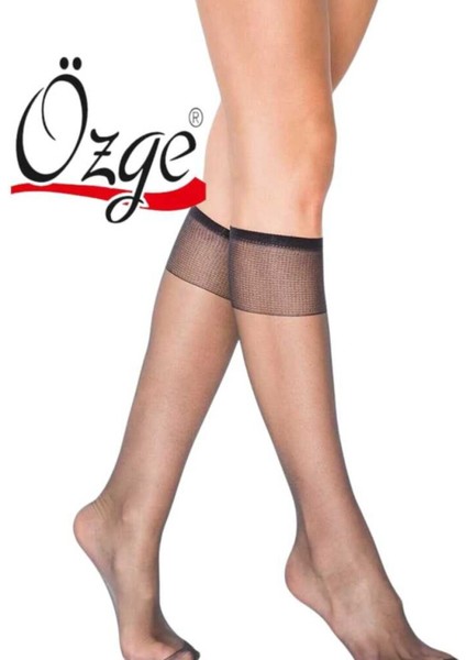 15 Den Parlak Fit Dizaltı Çorap