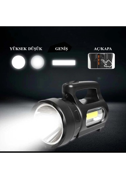 900 Lümen Ultra Güçlü El Feneri WT-613