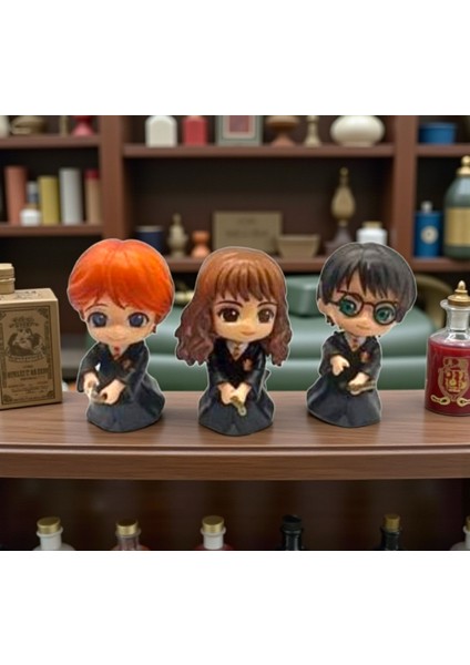 Harry Potter Figür Seti 3'lü-Harry Hermione Ron