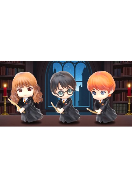 Harry Potter Figür Seti 3'lü-Harry Hermione Ron fiyatları