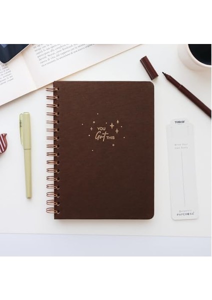 A5 Spiralli Sert Kapak Noktalı Tarihsiz Not Defteri modelleri