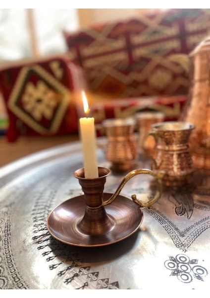 Bakır Eskitme Bakır Şamdan fiyatları