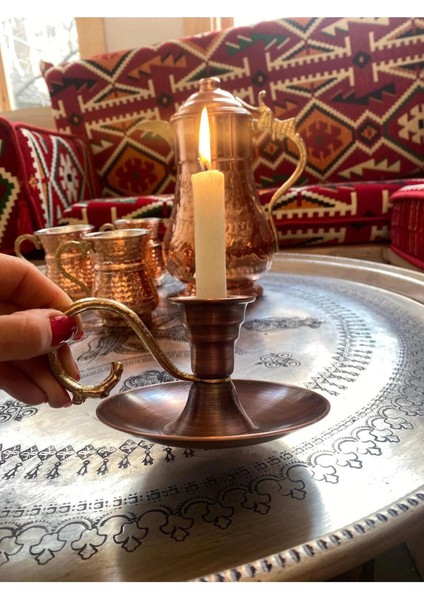 Bakır Eskitme Bakır Şamdan modelleri