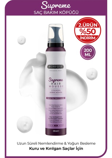 Saç Köpüğü 200ML Supreme
